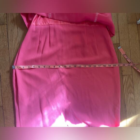 80s Vintage Pink Power Suit Dress - Picture 12 of 12